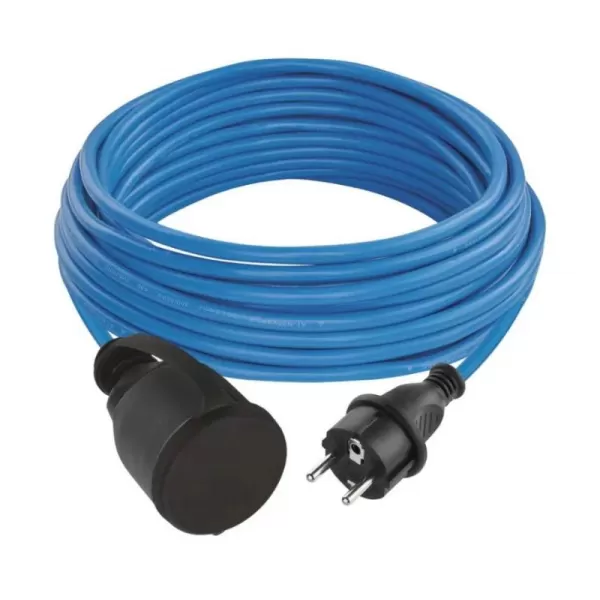 Kabel prodlužovací odolný 20m EMOS P01420W PVC 230V, modrý 1,5mm2
