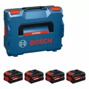 Sada akumulátorů Bosch 4 x EXBA 18V-55 EXPERT