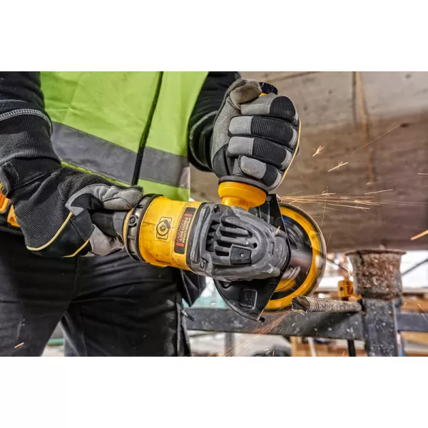 Aku úhlová bruska DeWALT DCG418SHDX2, 54V FLEXVOLT, 125 mm, bez. pojistka