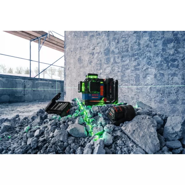 Křížový laser Bosch EXLL18V-120-33CG EXPERT, 1 x aku 4,0Ah, L-Boxx