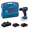 Aku vrtačka s příklepem Bosch GSB 18V-52 Professional, 2x2,0Ah, L-Case 136 06019S0123