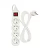 Kabel prodlužovací 4 zásuvky 10m EMOS P1410 s vypánačem PVC, 230V 1 mm2