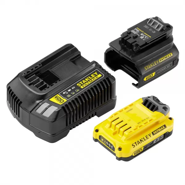 Startovací sada (adaptér Stanley FATMAX® SFMCB121D1, V20, 2.0 Ah baterie