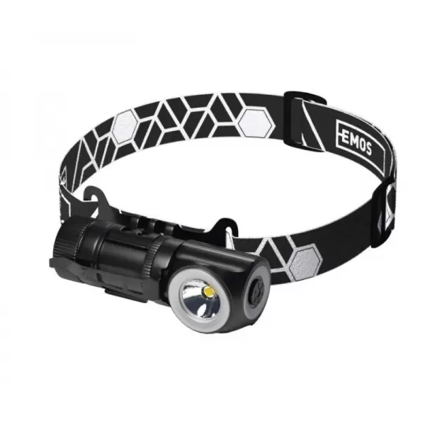 Nabíjecí čelovka EMOS P3544, 500 lm, 800 mAh,  LED, 120m