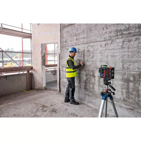 Křížový laser Bosch EXLL18V-120-33CG EXPERT, 1 x aku 4,0Ah, L-Boxx