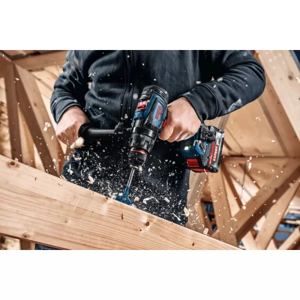 Aku vrtačka s příklepem Bosch EXSB18V-150 EXPERT, 2 x aku 8,0Ah, L-Boxx