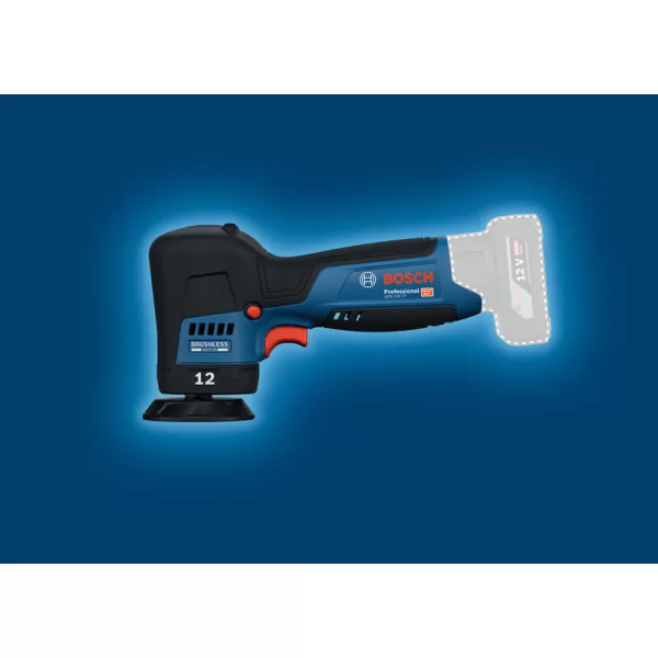 Aku excentrická leštička Bosch GPX 12V-77 Professional (solo)