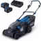 Aku sekačka Scheppach BC-MP380-X-SET XL2 - 2x 20 V IXES 4v1 s bezuhlíkovým motorem + 2x 4Ah baterie +  nabíječ