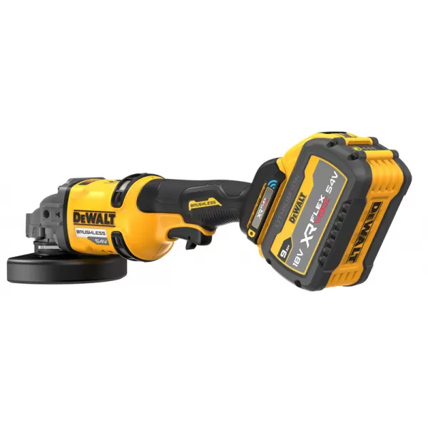 Aku úhlová bruska DeWALT DCG418SHDX2, 54V FLEXVOLT, 125 mm, bez. pojistka
