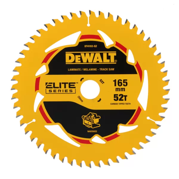 Kotouč pilový 165x20 54z DeWALT DT4102 laminát/melamin