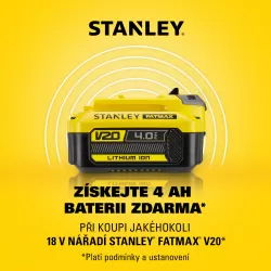 Akumulátor STANLEY - dárek zdarma po registraci u výrobce