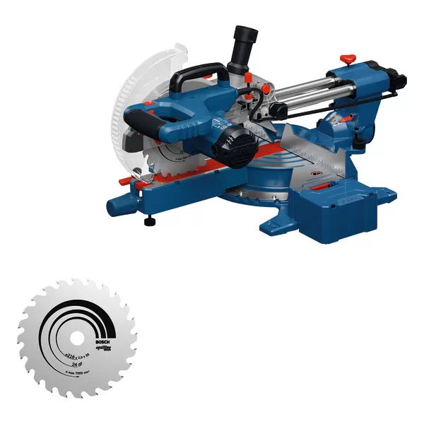 Pila pokosová Bosch GCM 305-216 S Professional, + kotouč
