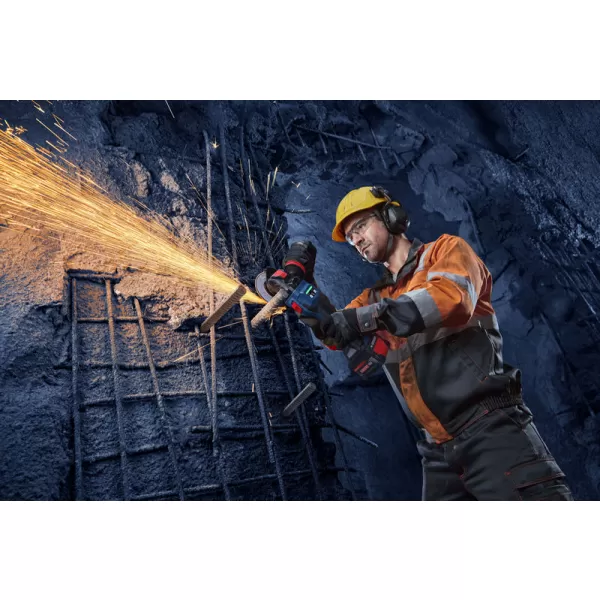 Aku úhlová bruska Bosch EXWX18V-15S EXPERT, 2 x aku 8,0Ah, L-Boxx