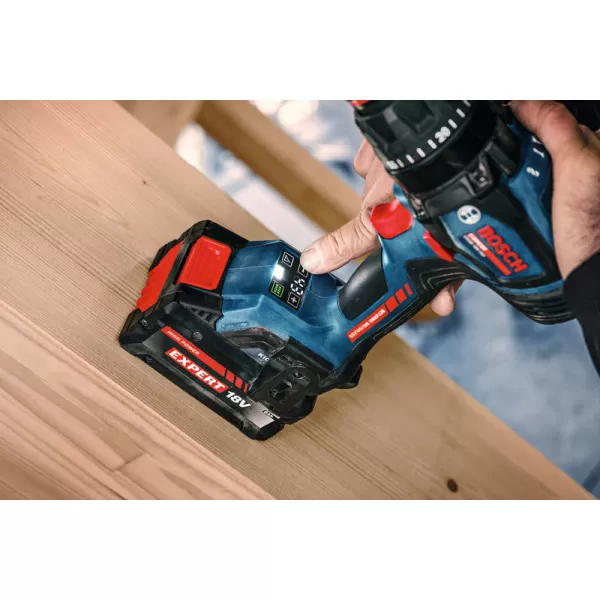 Aku vrtačka s příklepem Bosch EXSB18V-150 EXPERT, 3 x aku, L-Boxx