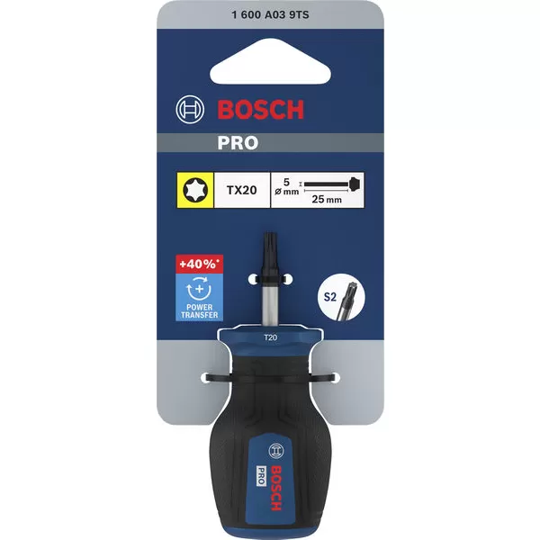 Šroubovák krátký Torx TX20 × 25 mm TORX® Bosch PRO