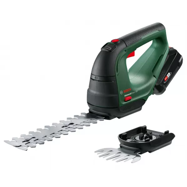 Aku nůžky na trávu a keře Bosch AdvancedShear 18V-10, 1 x aku 18V/2.0Ah