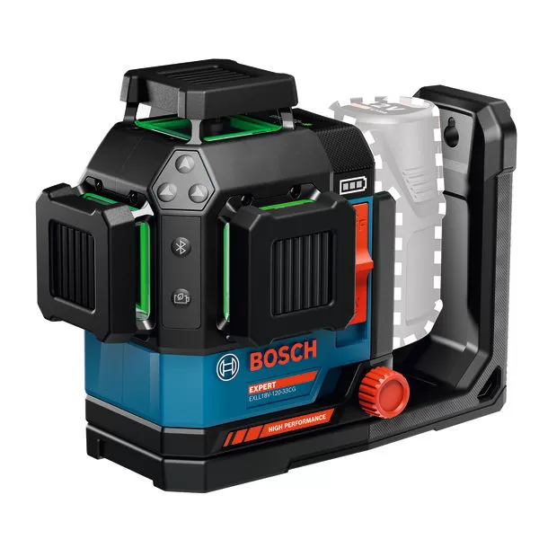 Křížový laser Bosch EXLL18V-120-33CG EXPERT, L-Boxx
