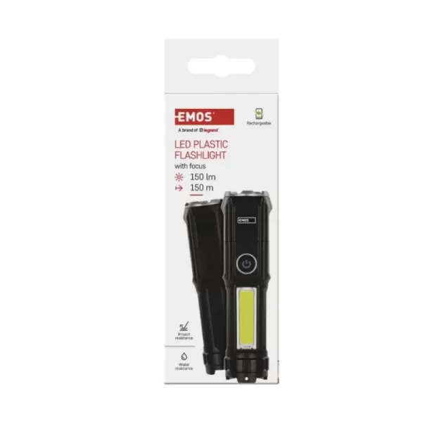 Nabíjecí svítilna EMOS P3214, 150 lm, LED