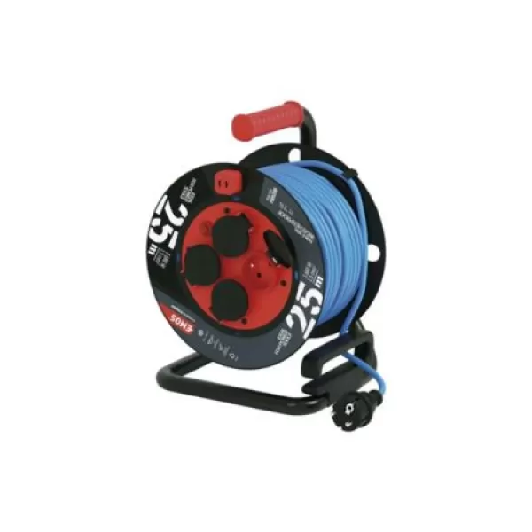 Prodlužovák bubnový 25m 230V nemrznoucí, 1,5mm PVC EMOS P08525W