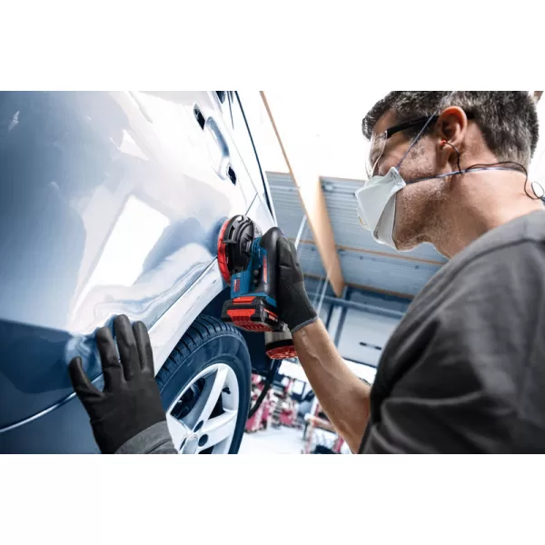 Aku excentrická bruska Bosch EXEX18V-150-5 EXPERT, L-Boxx