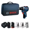 Aku vrtačka Bosch GSR 12V-31 Professional 06019S6005, taška, 1x2,0Ah, 1x3,0Ah, 39xbit