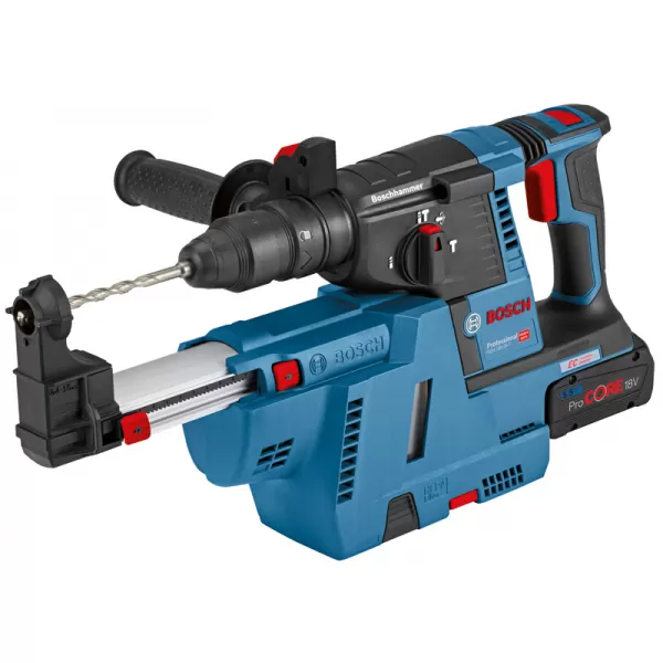 Sada aku nářadí Bosch GBH 18V-26 F + GDE 18V-16, 2 x ProCORE18V 5.5Ah, GAL 1880, L-BOXX)