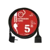 Prodlužovací kabel 5,0 m EMOS PC0115R černý / 1 zásuvka / PVC / 1,5 mm2