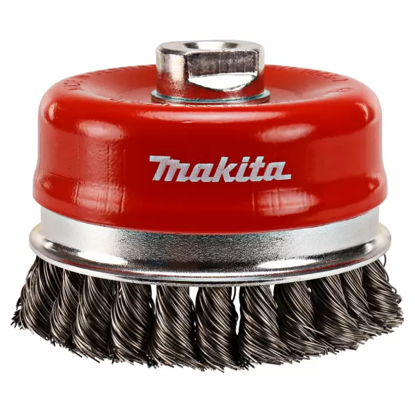 Kartáč hrncový copánkový 100mm závit M14 Makita