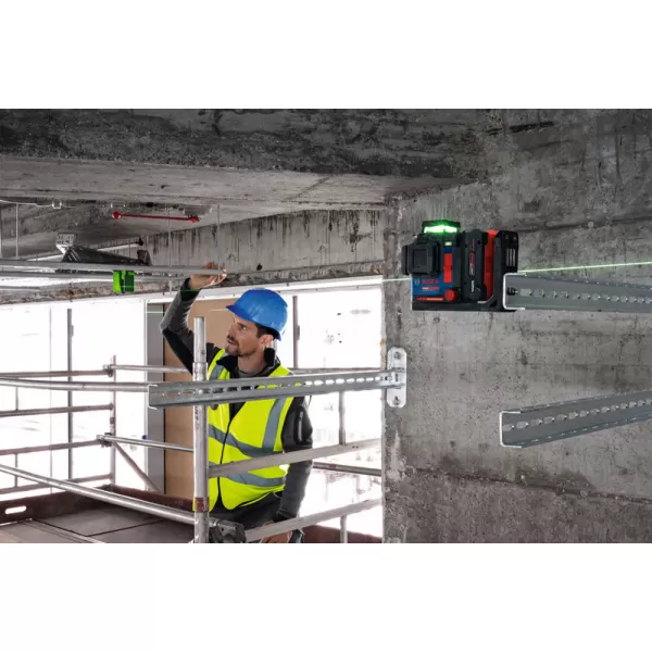 Křížový laser Bosch EXLL18V-120-33CG EXPERT, 1 x aku 4,0Ah, L-Boxx