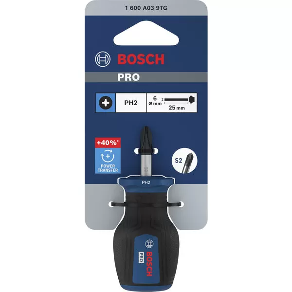 Šroubovák křížový krátký PH2 × 25 mm Bosch PRO