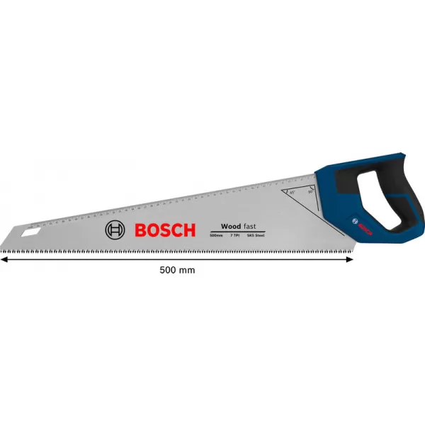 Pila ocaska 550 mm, 7 TPI Bosch Line