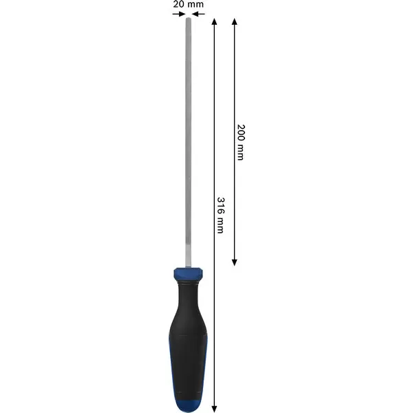 Plochý pilník 200 mm / 8" Bosch Line