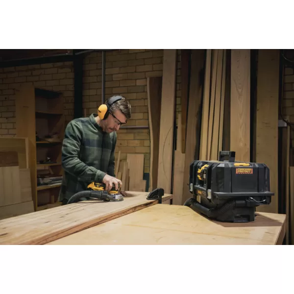 Aku excentrická bruska DeWALT DCW230N, 150 mm, bez akumulátorů