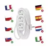 Kabel prodlužovací 3 zásuvky 7m EMOS P0317, PVC, 230V 1 mm2