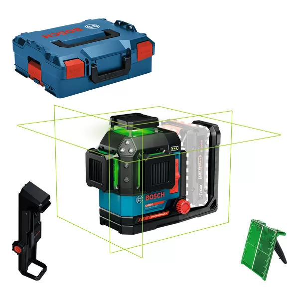 Křížový laser Bosch EXLL18V-120-33CG EXPERT, L-Boxx