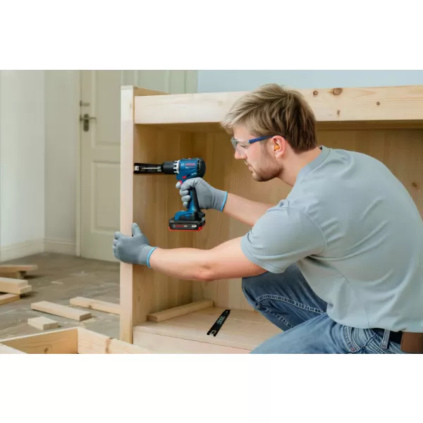 Aku vrtačka Bosch GSR 18V-52 Professional, 2x2,0Ah, L-Case 06019S0025