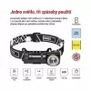 Nabíjecí čelovka EMOS P3544, 500 lm, 800 mAh, LED, 120m