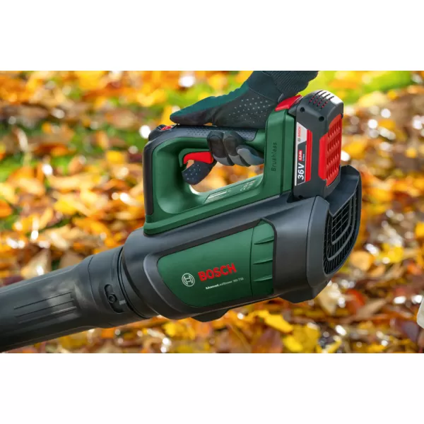 Aku fukar na listí Bosch AdvancedLeafBlower 36V-750, 1× aku 36V / 2,0 Ah