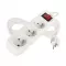 Kabel prodlužovací 3 zásuvky 10m EMOS P1310 s vypánačem PVC, 230V 1 mm2
