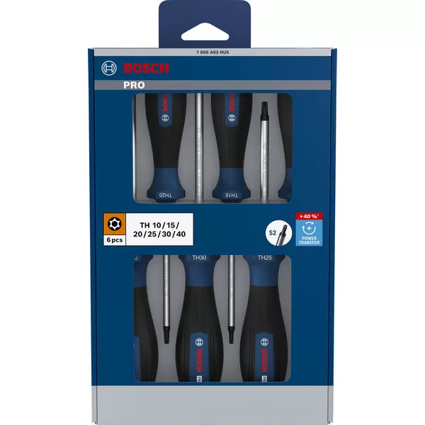Sada šroubováků Torx, 6 ks Bosch PRO