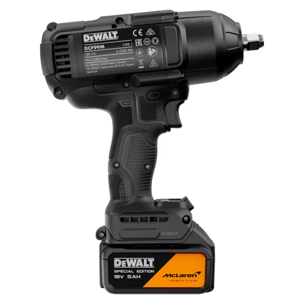 Aku rázový utahovák s vysokým momentem DeWALT DCF99MP2T McLaren - 2 x 5 ah