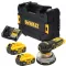 Aku excentrická bruska DeWALT DCW211NT, 125 mm, 2x5,0Ah