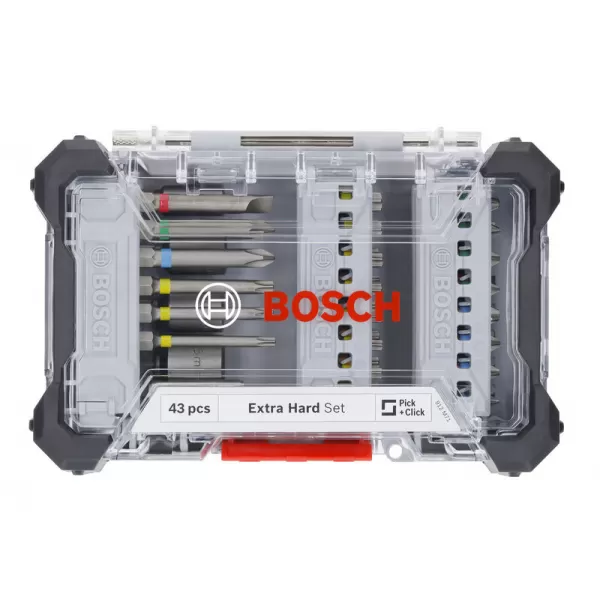 Sada bitů Bosch Extra Hard, 43 ks