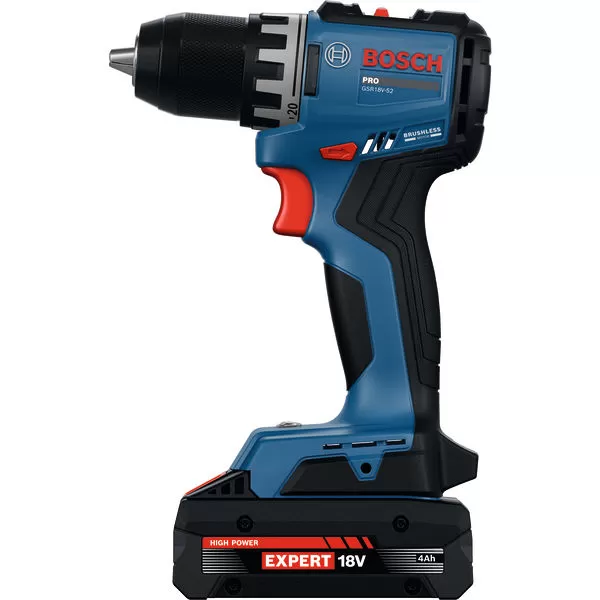 Aku vrtačka Bosch GSR 18V-52 Professional, 2x2,0Ah, L-Case 06019S0025
