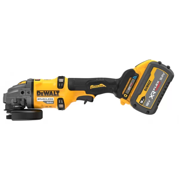 Aku úhlová bruska DeWALT DCG418SHDX2, 54V FLEXVOLT, 125 mm, bez. pojistka
