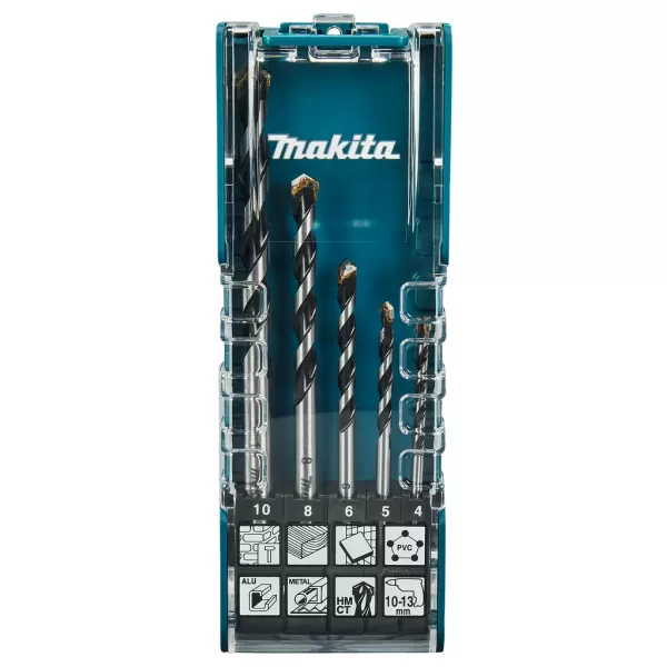 Sada vrtáků víceúčelových Makita Multimateriál 5 ks