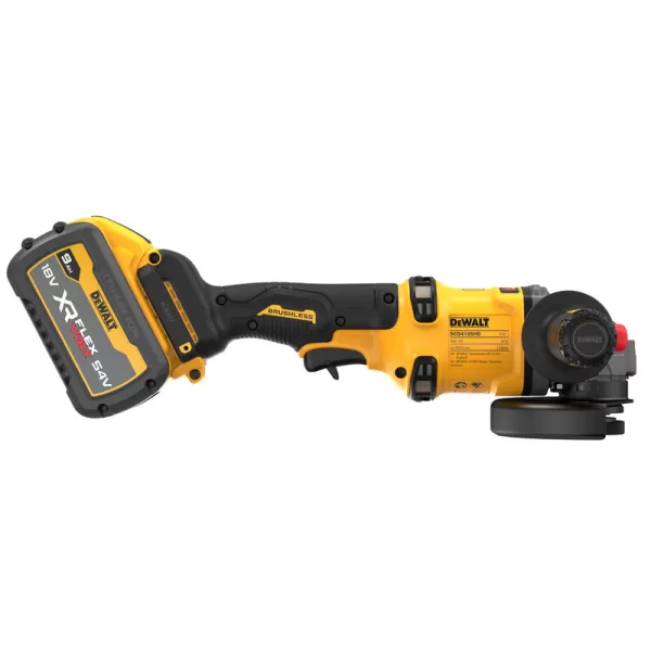 Aku úhlová bruska DeWALT DCG418SHDX2, 54V FLEXVOLT, 125 mm, bez. pojistka