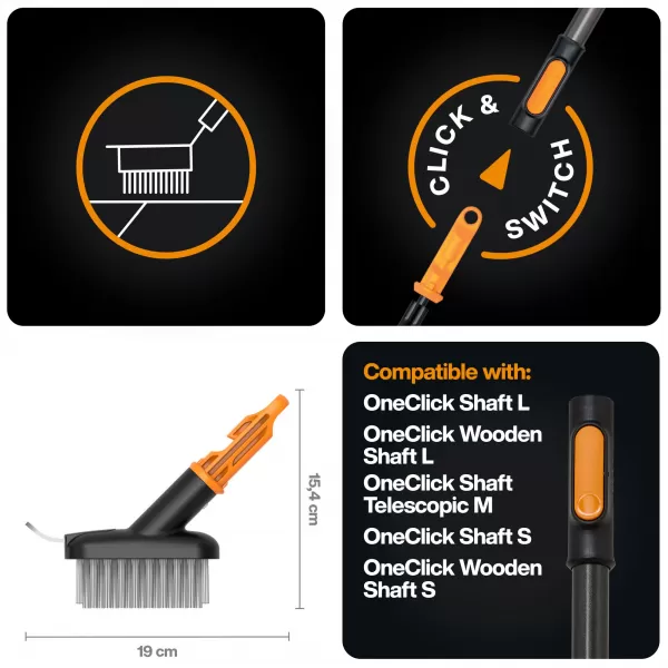 Kartáč na spáry Fiskars OneClick