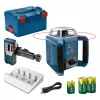 Laser rotační Bosch GRL 400 H plus přijímač + LR 1 v L-BOXX