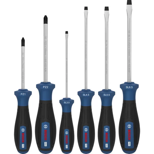 Sada šroubováků PZ/SL, 6 ks Bosch PRO